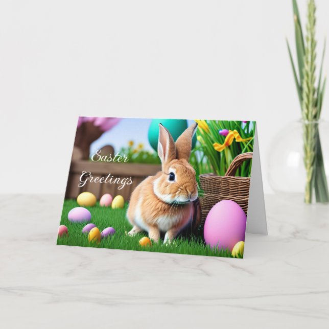 Tarjeta de felicitación de Pascua (Anverso)