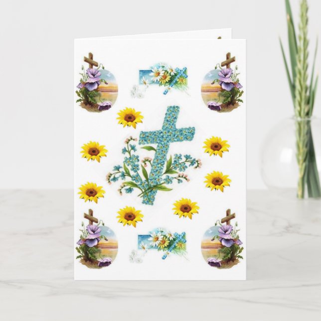Tarjeta de felicitación de Pascua (Anverso)