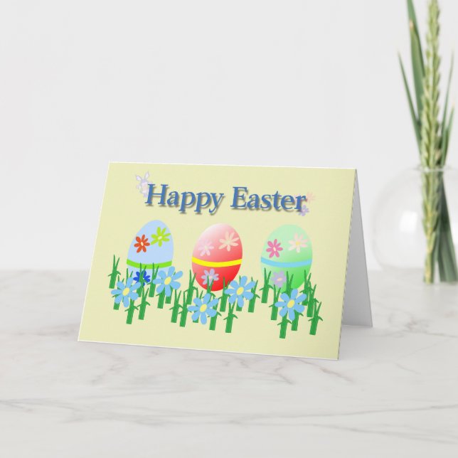 Tarjeta de felicitación de Pascua (Anverso)