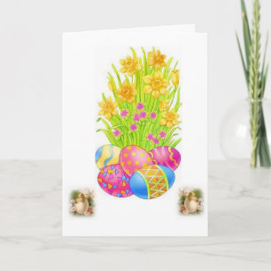 Tarjeta de felicitación de Pascua