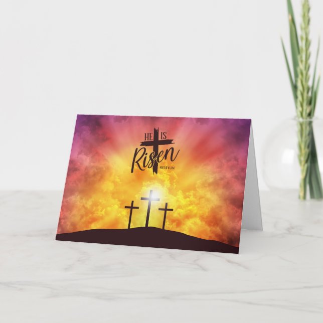 Tarjeta de Felicitación de Pascua (Anverso)