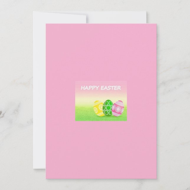 Tarjeta de felicitación de Pascua (Anverso)