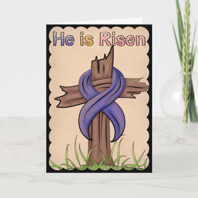 Tarjeta de felicitación de Pascua (Anverso)