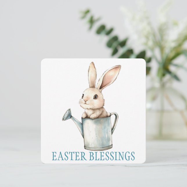 Tarjeta de felicitación de Pascua (Anverso de pie)