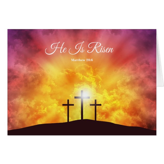 Tarjeta de felicitación de Pascua (Anverso (Horizontal))