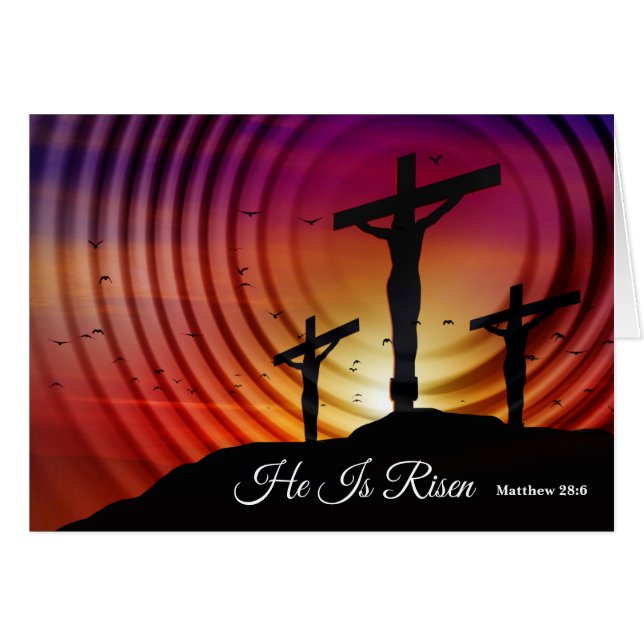 Tarjeta de felicitación de Pascua (Anverso (Horizontal))