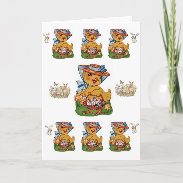 Tarjeta de felicitación de Pascua (Anverso)