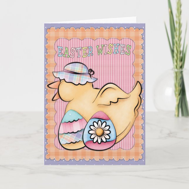 Tarjeta de felicitación de Pascua (Anverso)