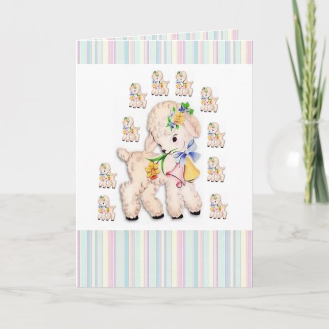 Tarjeta de felicitación de Pascua (Anverso)