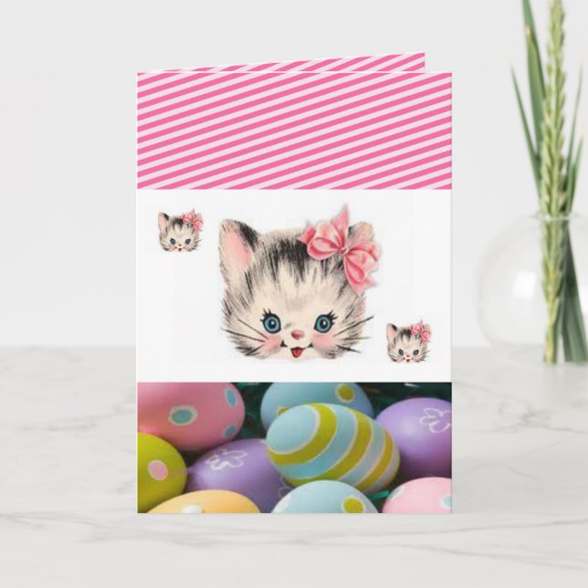 Tarjeta de felicitación de Pascua (Anverso)