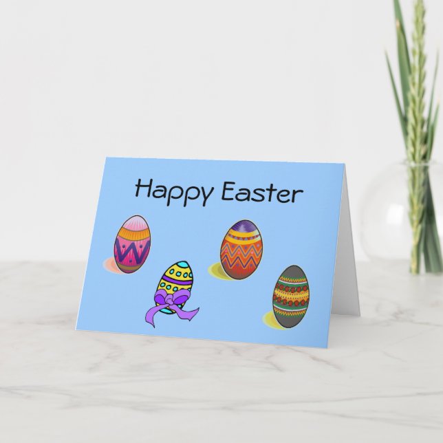 Tarjeta de felicitación de Pascua (Anverso)
