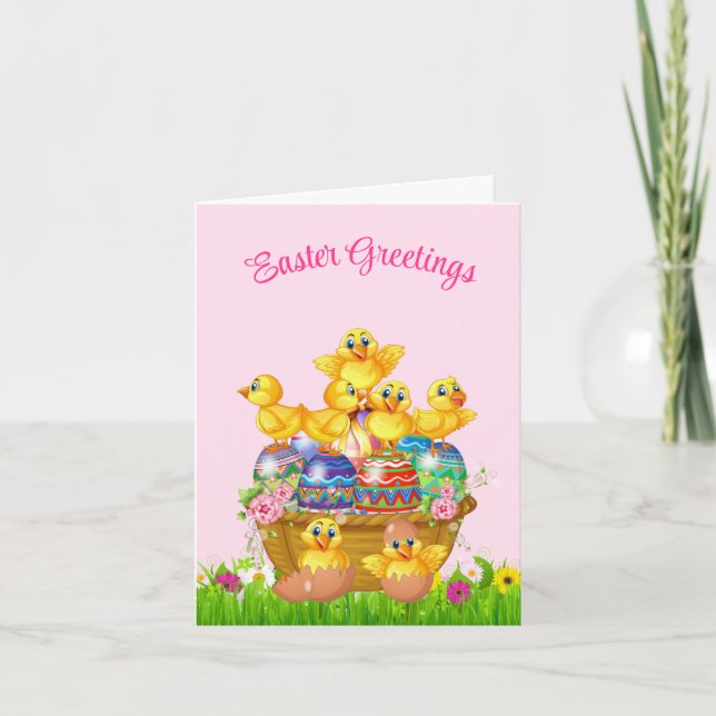 Tarjeta de felicitación de Pascua (Anverso)