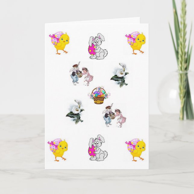 Tarjeta de felicitación de Pascua (Anverso)