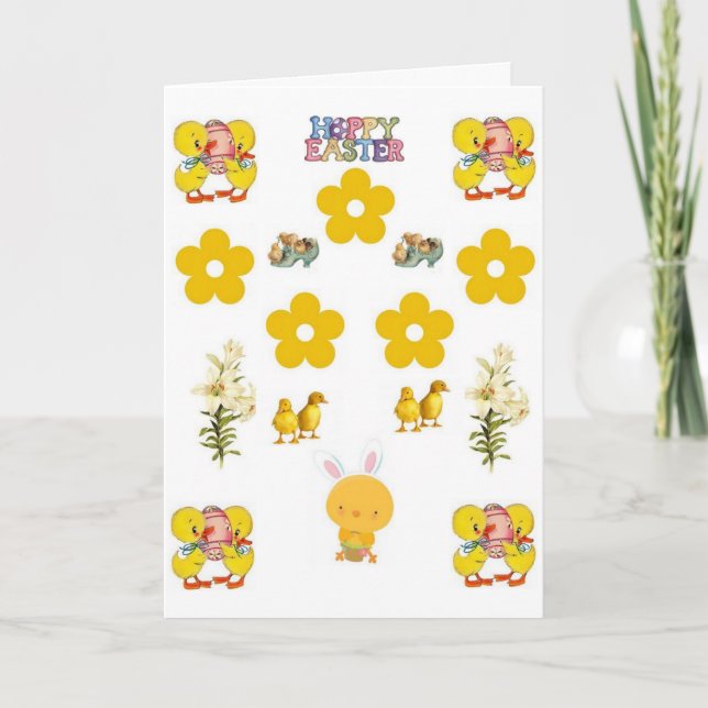 Tarjeta de felicitación de Pascua (Anverso)