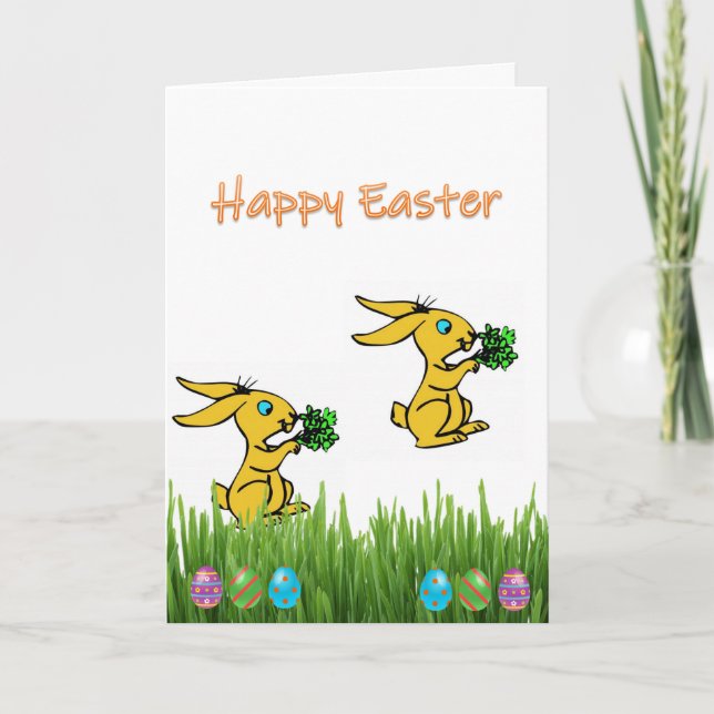 Tarjeta de felicitación de Pascua (Anverso)
