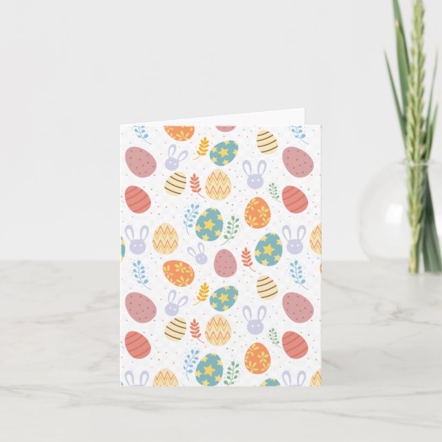 Tarjeta de felicitación de Pascua (Anverso)