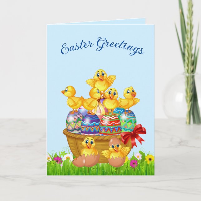 Tarjeta de felicitación de Pascua (Anverso)