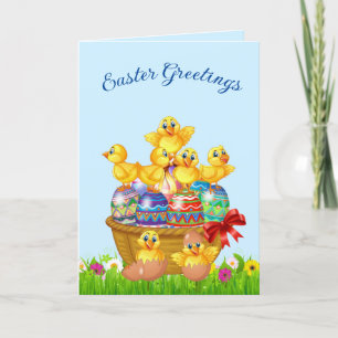 Tarjeta de felicitación de Pascua