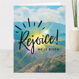 Tarjeta de Felicitación de Pascua de las Escritura