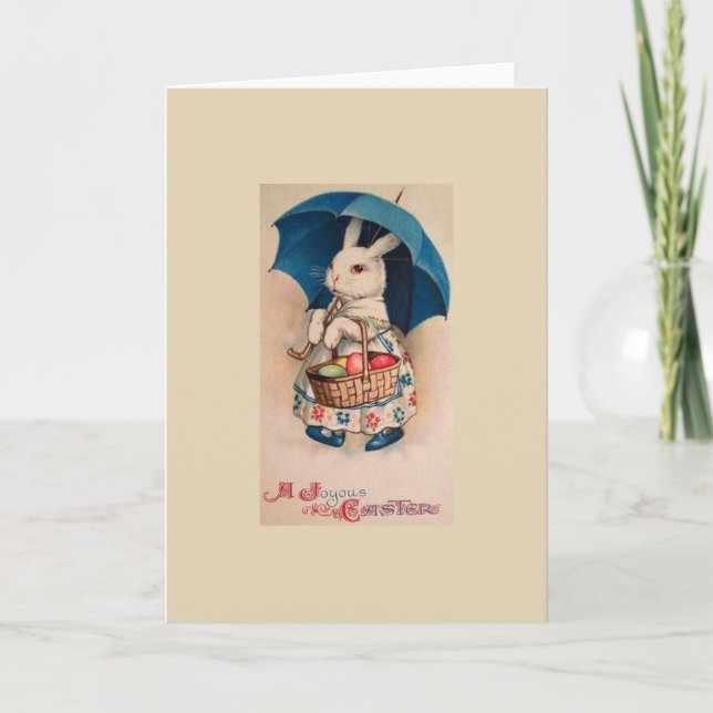 Tarjeta de felicitación de Pascua de Pascua para C (Anverso)