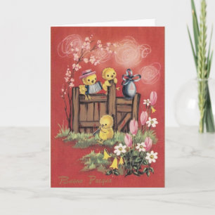 Tarjeta de felicitación de Pascua del italiano del