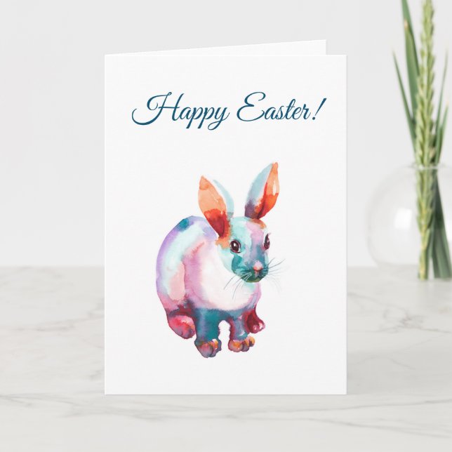 Tarjeta de felicitación de Pascua feliz (Anverso)