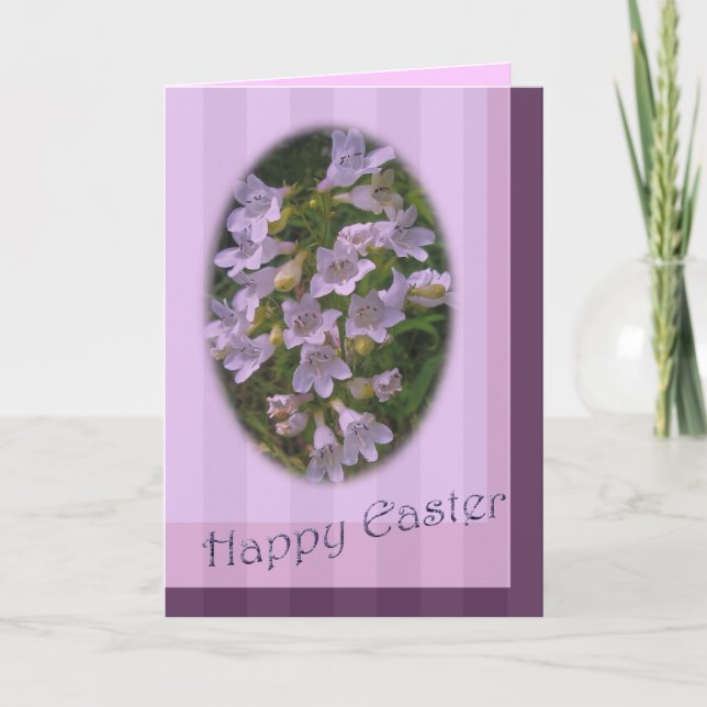 Tarjeta de felicitación de Pascua - Foxglove Beard (Anverso)