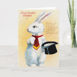 Tarjeta de felicitación de Pascua Vintage