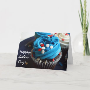 Tarjeta de felicitación de pastelitos del Día del