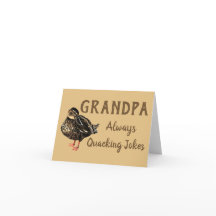 Tarjeta de felicitación de pato