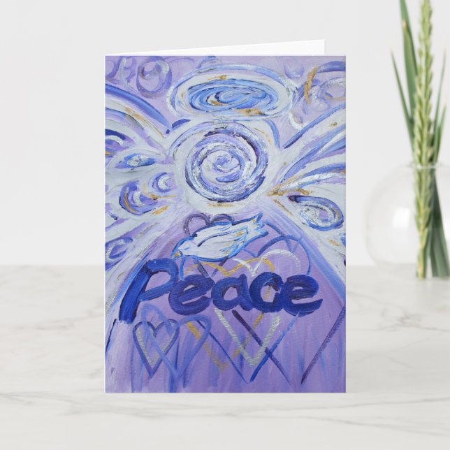 Tarjeta de felicitación de Peace Angel (Anverso)