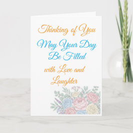 Tarjeta de felicitación de Pensamiento Elegante