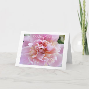 Tarjeta de felicitación de peonía