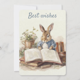Tarjeta de felicitación de Peter Rabbit