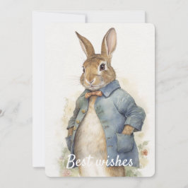 Tarjeta de felicitación de Peter Rabbit