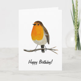 Tarjeta de Felicitación de Petirrojo