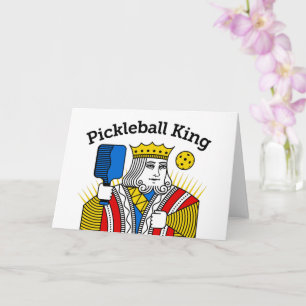Tarjeta de felicitación de Pickleball - Rey del Pi