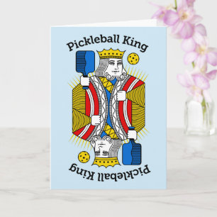 Tarjeta de felicitación de Pickleball - Rey del Pi