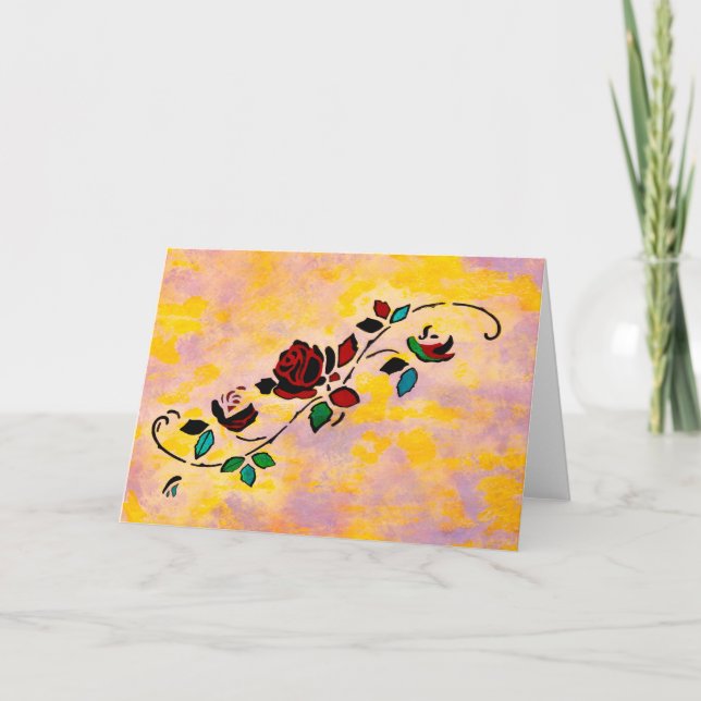 Tarjeta de felicitación de piezas de pasión (Anverso)