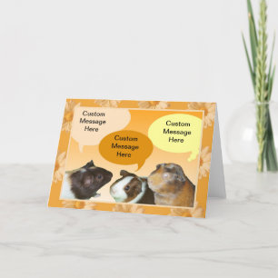 Tarjeta de felicitación de Piggies que habla