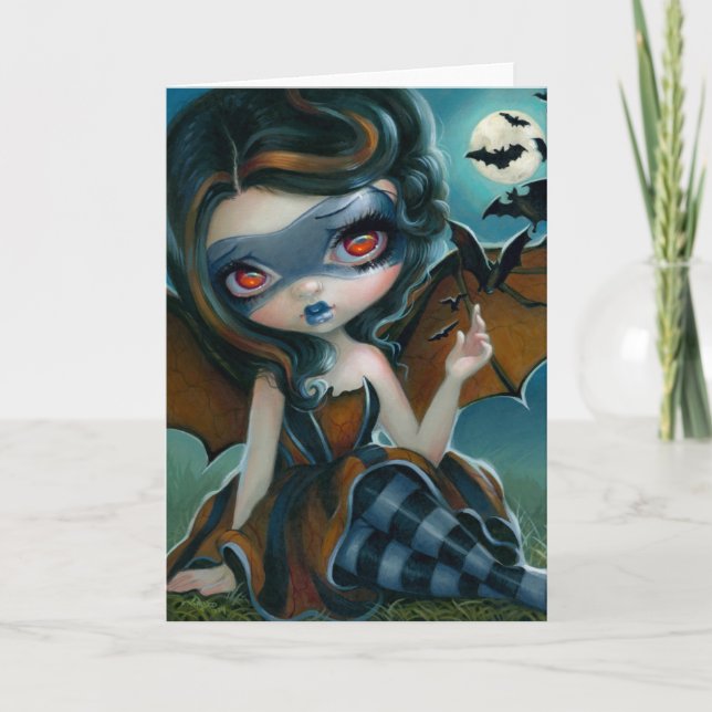 Tarjeta de felicitación de "Pipistrello" (Anverso)