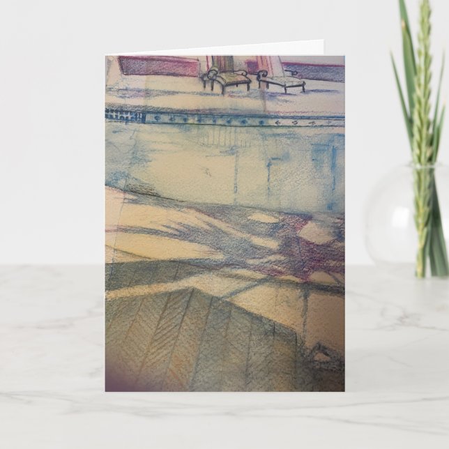 tarjeta de felicitación de piscina (Anverso)