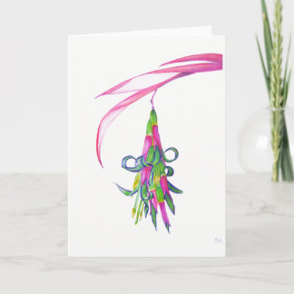 Tarjeta de felicitación de planta de amistad de 5"