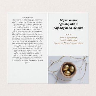 Tarjeta de felicitación de poema de amor romántico