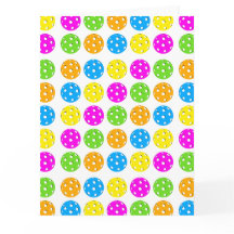Tarjeta de felicitación de Polkadots para la pelot