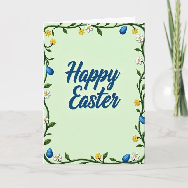 Tarjeta de Felicitación de Primavera (Anverso)