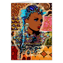 Tarjeta de Felicitación de Princesa Africana