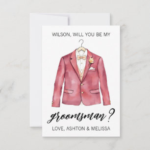 Tarjeta de Felicitación de Propuesta de Padrino, T