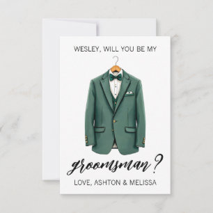 Tarjeta de Felicitación de Propuesta de Padrino, T