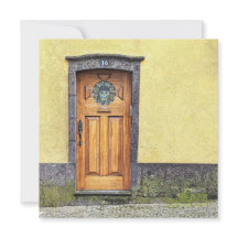 Tarjeta de felicitación de puerta pirata
